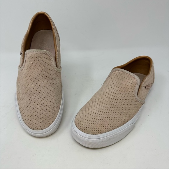 Vans Classic Slip-On Suede Sneakers Blush Pink Size 7‎ - Picture 1 of 10